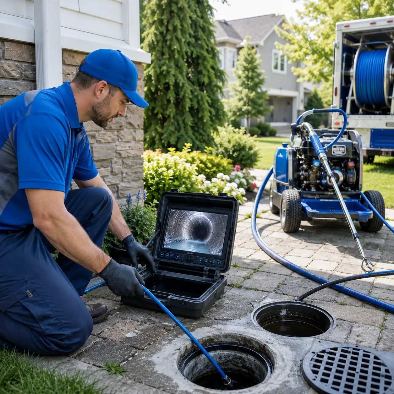 Outdoor drain cleaning professionals serving Sauquoit, NY